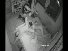 A lovely lady was seen on hidden cam masturbating and getting her pussy kissed.